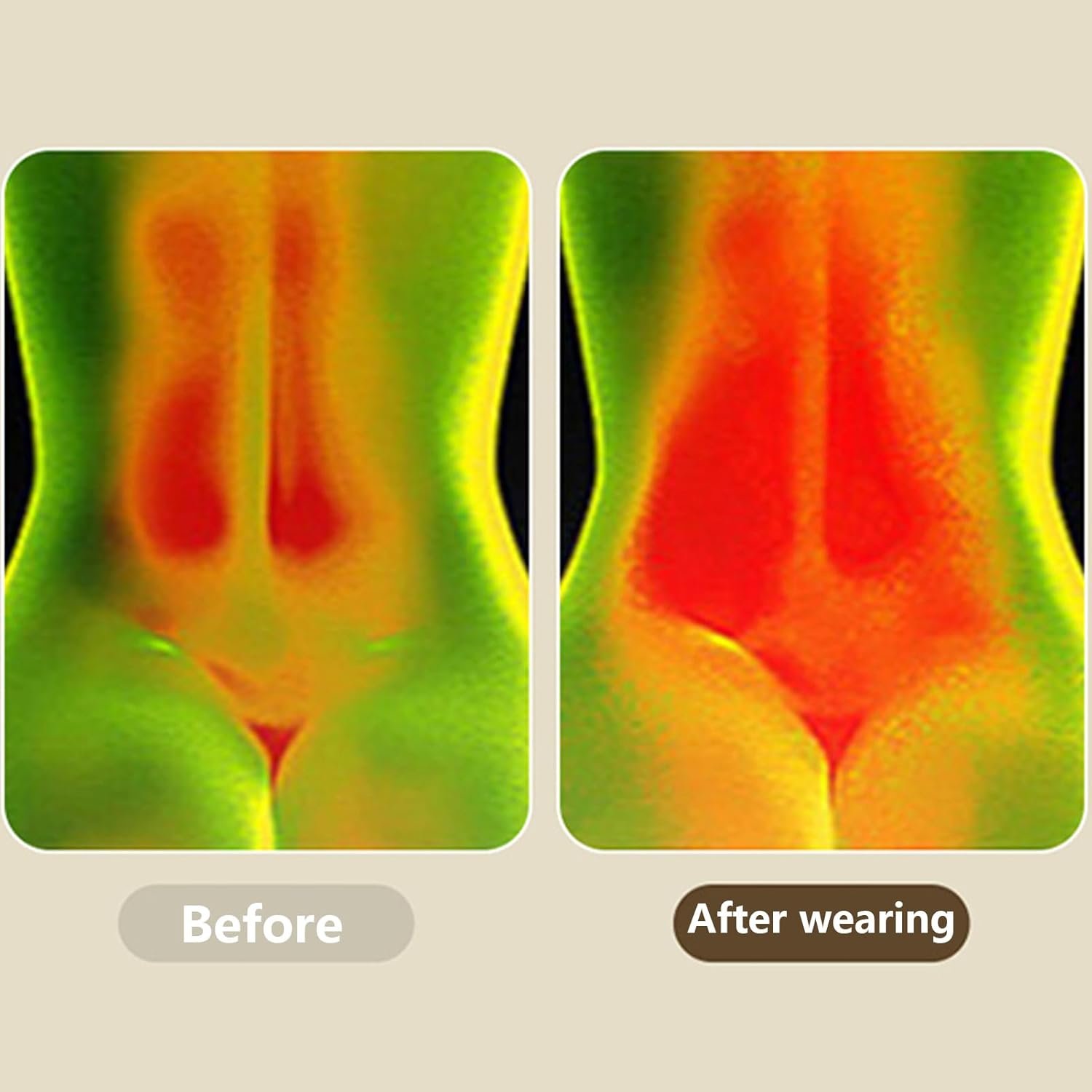 Faja lumbar elástica con refuerzos y elementos magnéticos – negra - detalle 3