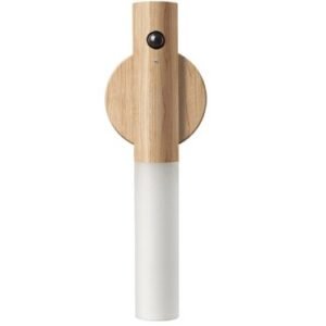 Luz LED recargable con sensor de movimiento acabado roble oscuro
