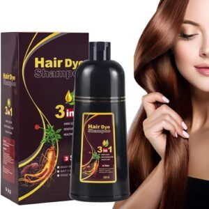 Champú colorante castaño claro para cubrir canas – 500 ml