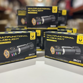 Mini linterna recargable 3 LED con imán y USB-C - detalle 2