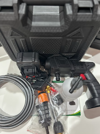 Hidrolimpiadora portátil inalámbrica 100 W con batería - detalle 4