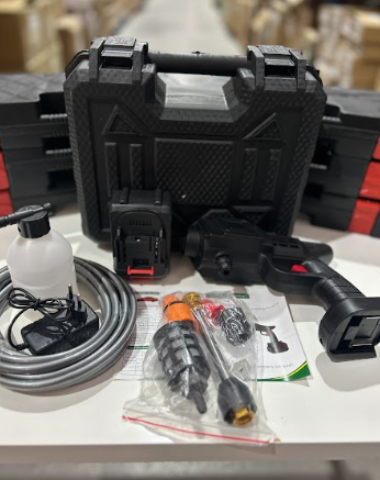 Hidrolimpiadora portátil inalámbrica 100 W con batería - detalle 3