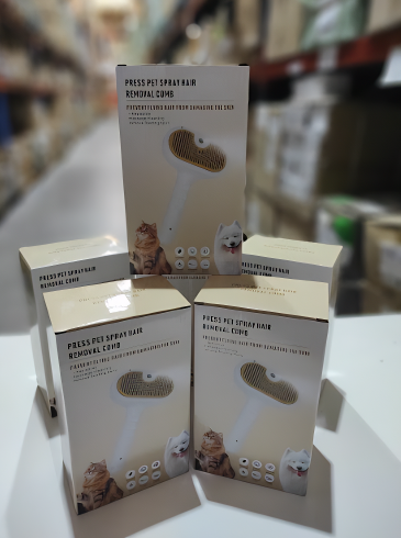 Cepillo de vapor para perros y gatos con depósito y USB-C - detalle 2
