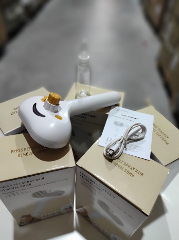 Cepillo de vapor para perros y gatos con depósito y USB-C - detalle 3
