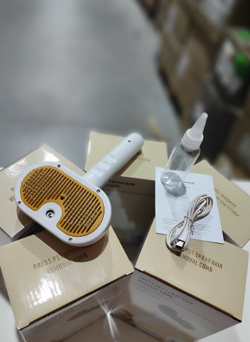 Cepillo de vapor para perros y gatos con depósito y USB-C - detalle 4