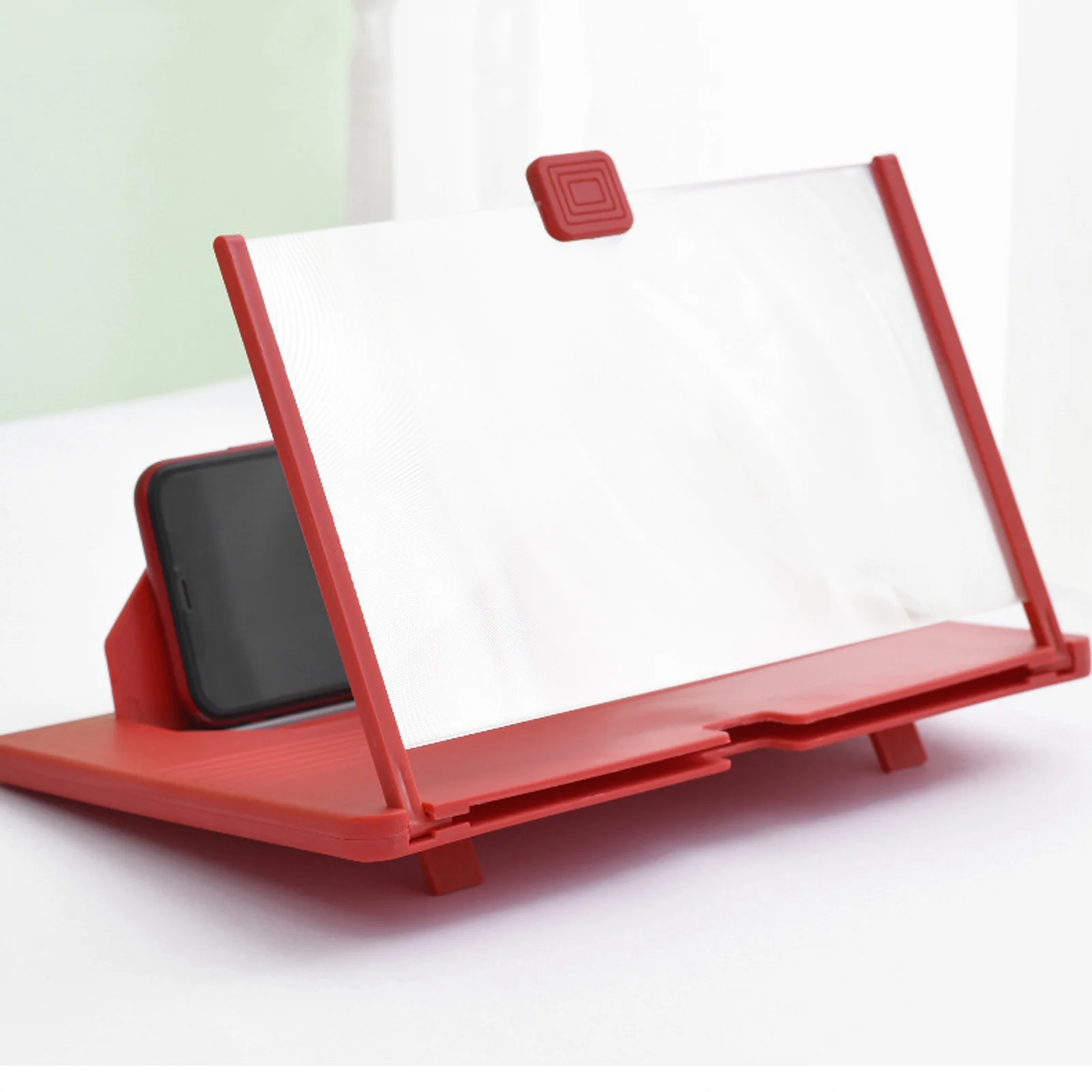Amplificador de pantalla 12 pulgadas para móvil – rojo - detalle 3