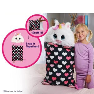 Almohada peluche unicornio para niños – algodón y poliéster
