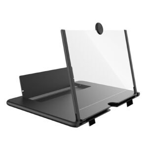 Amplificador de pantalla 12 pulgadas para móvil negro