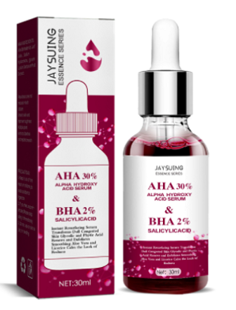 Sérum facial con ácido salicílico, aloe y glicerina – 30 ml